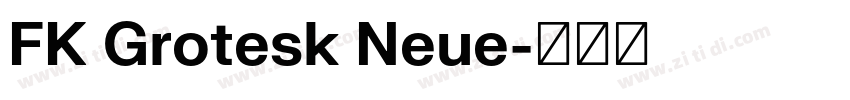 FK Grotesk Neue字体转换 FK Grotesk Neue字体转换